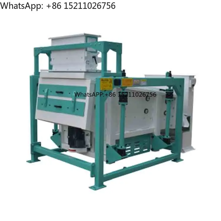 High Quality Big Capacity HZXZ100x200-2L-H Rotary Vibrating Cleaner for 8-12T Paddy Per Hour Rice Milling Factory in Indonesia