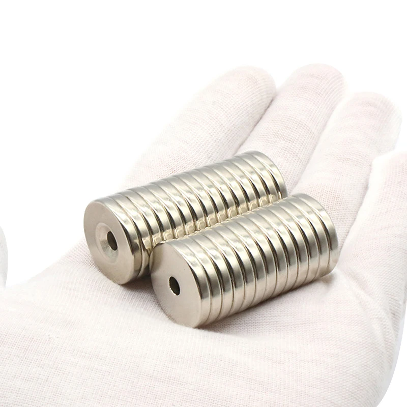 

5/10/15/20 Pcs 20x3mm Hole 5mm Round NdFeB Neodymium Magnet N35 Super Powerful Small imanes Permanent 20x3-5 Magnetic Disc