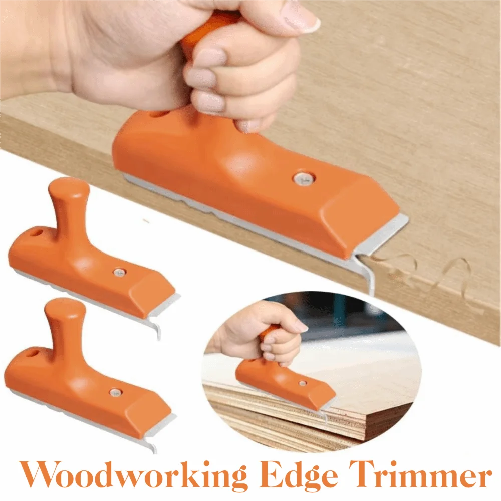 

3-in-1 Woodworking Edge Trimmer Manual Trimming Universal Edge Chamferer Multifunctional Edge Banding Trimmer Woodworking