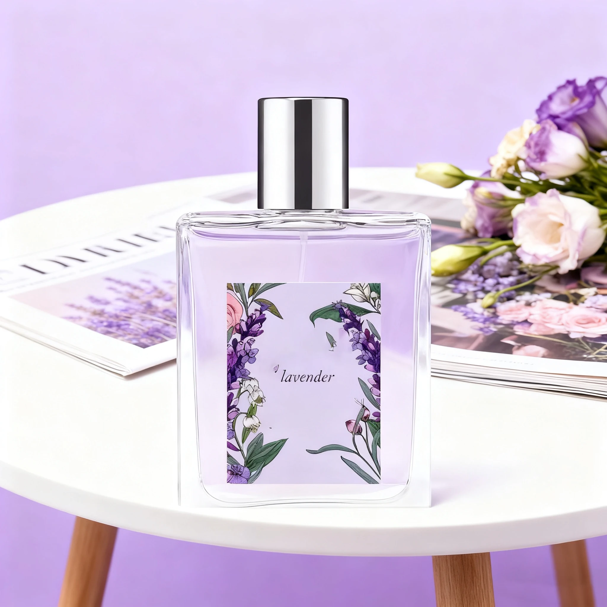Wonderful and elegant lady lavender eau de toilette - lasting fragrance, lavender fragrance, perfect gift，perfect gift