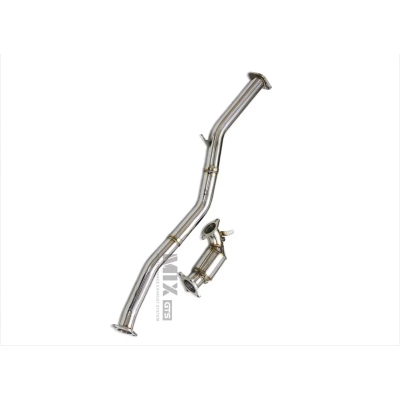 High-flow System WRX 2018 Stainless Steel Exhaust Front Pipe and Downpipe Muffler