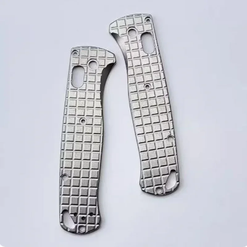 1 Pair TC4 Titanium Alloy Handle Scales for Benchmade Bugout 535 Folding Knife Accessories