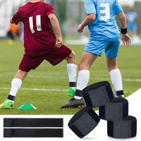 1Pair Anti-Slip Soccer Shin Straps Holders Football Socks Shin Fixed Straps for Sports Kicking Ball Running Cycling Youth Adults