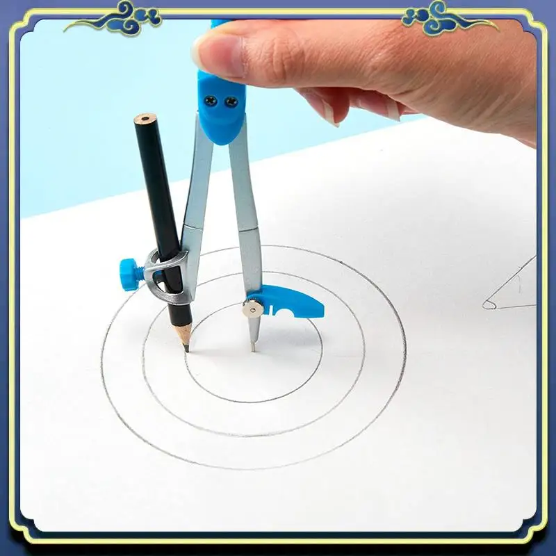 

Portable Geometry Set 30 Pcs Math Supplies Kit,Including Compass,Protractor,Ruler,Eraser,Pencil Ect,For Drawing And Measurement
