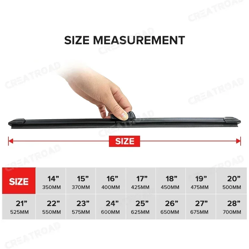  Wiper Front & Rear Wiper Blades Set For Kia Picanto SA MK1 2004 - 2011 Windshield Windscreen Window Brushes 22\