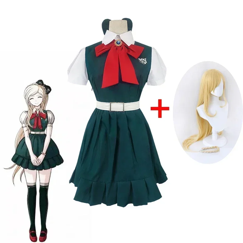 

New Danganronpa Sonia Nevermind Cosplay Costume Dress Funny Maid Sisters Loli Lady Uniform