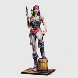 Ancient Female Pirate 1/24 Scale 75mm Resin Full Figure Assembled Model Kit Garage Kit Unassembled and Unpainted Diorama Toy