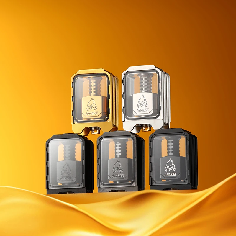 إبداعات Thunderhead الأصلية x جسر مايك بليز مع خزان منزلق نظارات مفردة/مزدوجة بورو رذاذ لـ Blaze AIO Vape Mod #3