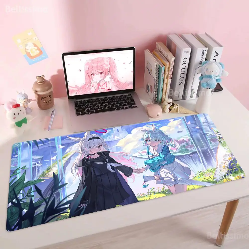 Arona Fashion Mouse Pad Xxl Mouse Pad  XXL Kawaii Keyboard Mat Anime Rubber Mouse Pad Game Mousepad