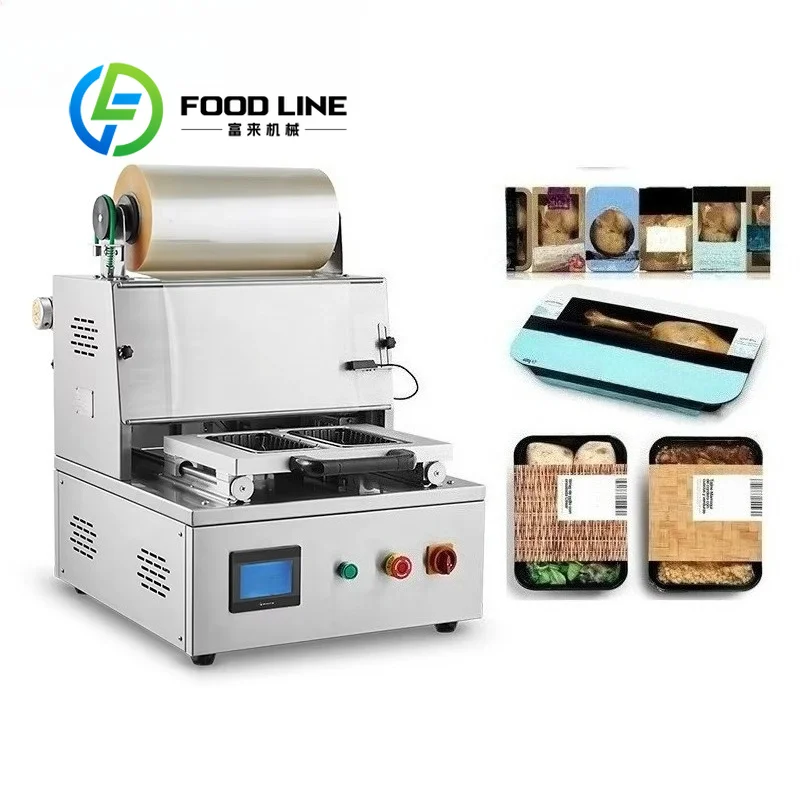 Horizontal Modified Atmosphere Packaging Machine Stable Conveying Structure Match Automated Food Assembly Line Operation