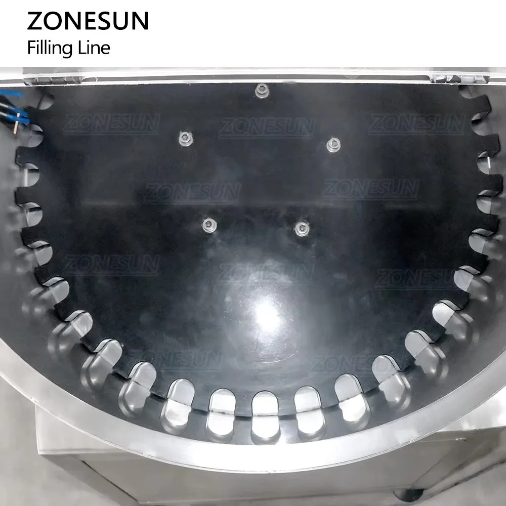 ZONESUN ZS-AFCL5 Full Automatic Servo Gear Pump Liquid Pigment Solvent Filling Capping Labeling Machine High Precision