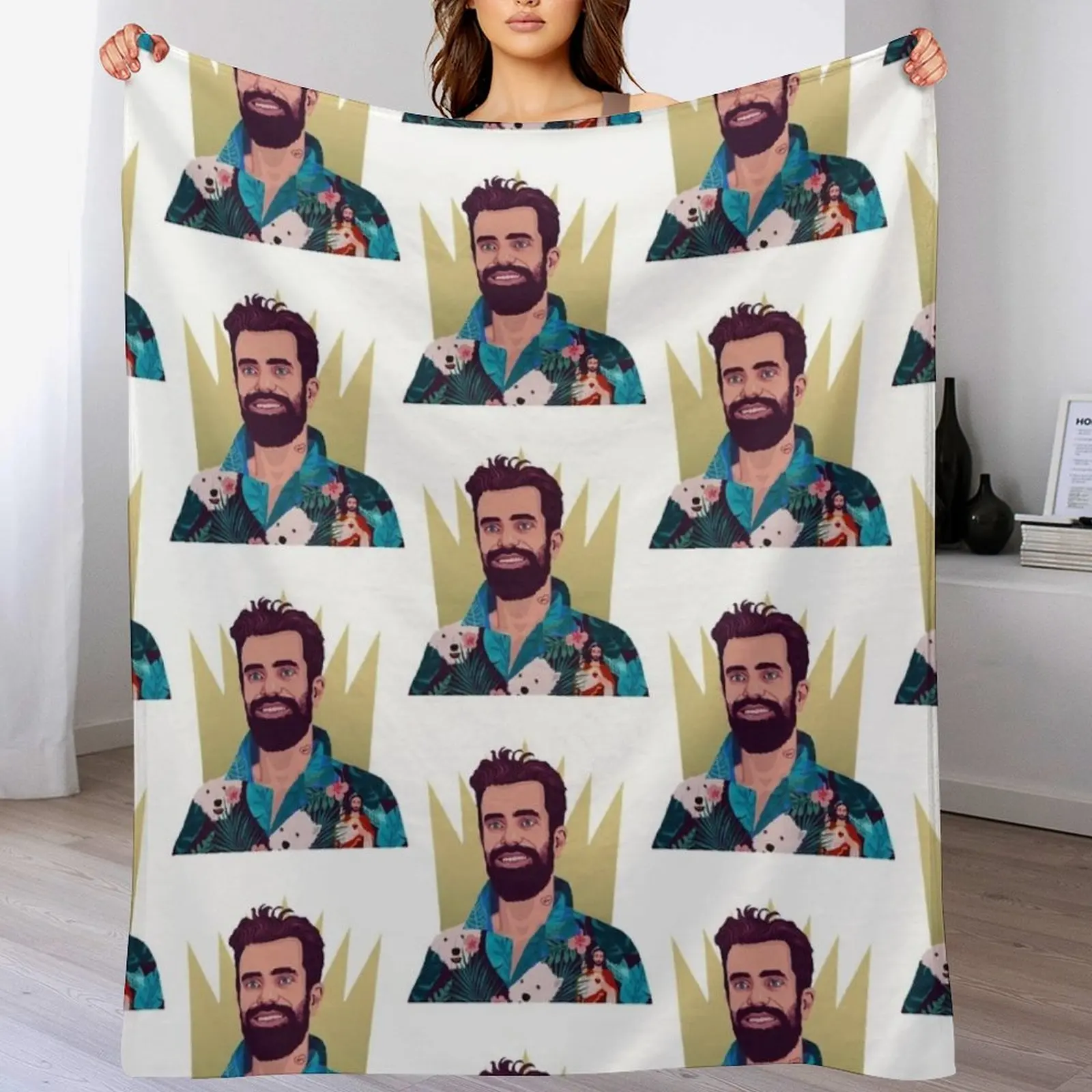 

George Survivor Throw Blanket warm winter Flannels Summer Bed linens Blankets