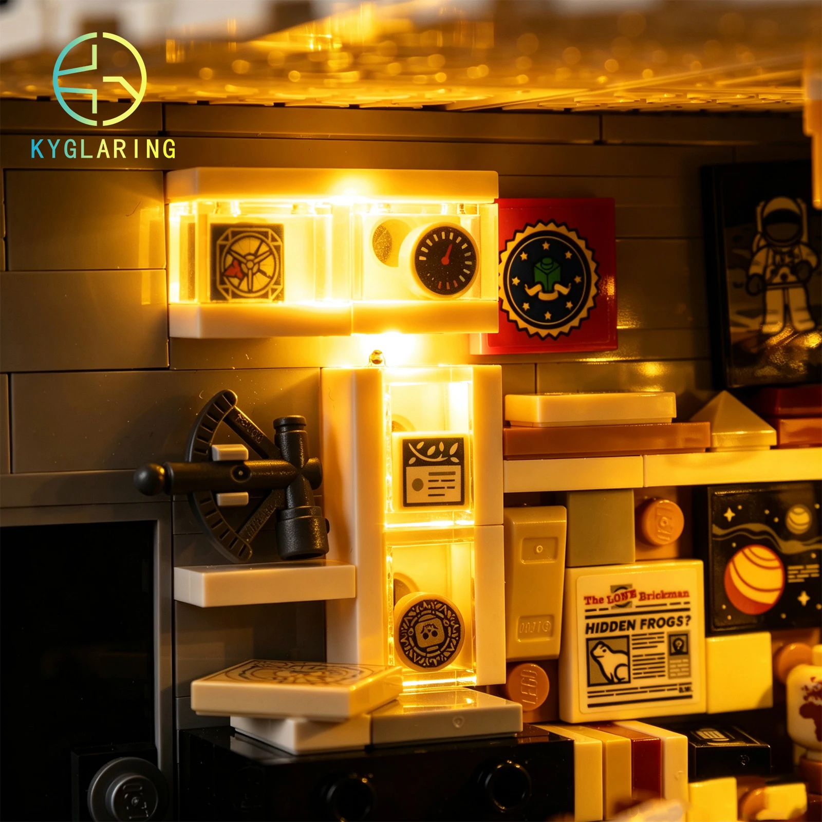 Kyglaring LED-Licht-Set geeignet für Lego The X-Files 21369 Bausteine, Lego-Bausatz nicht enthalten. – Detail 2