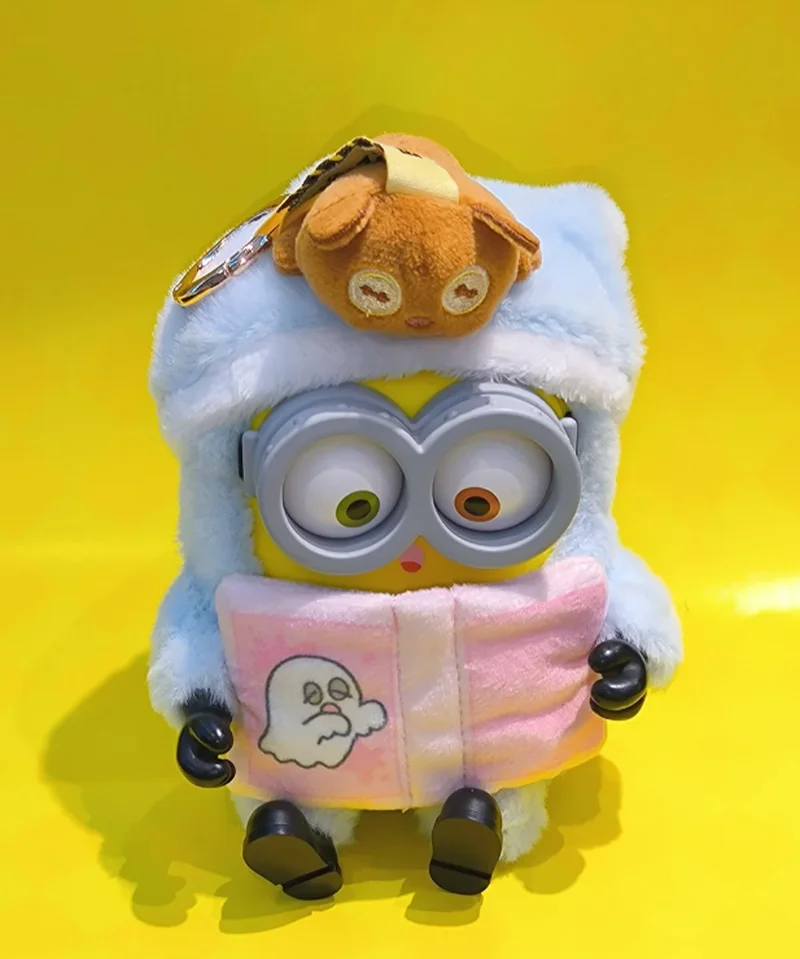 52TOYS Bob Tim Minions Best Friends Together Series Plush Keychain Blind Box Fashionable Toy Gift