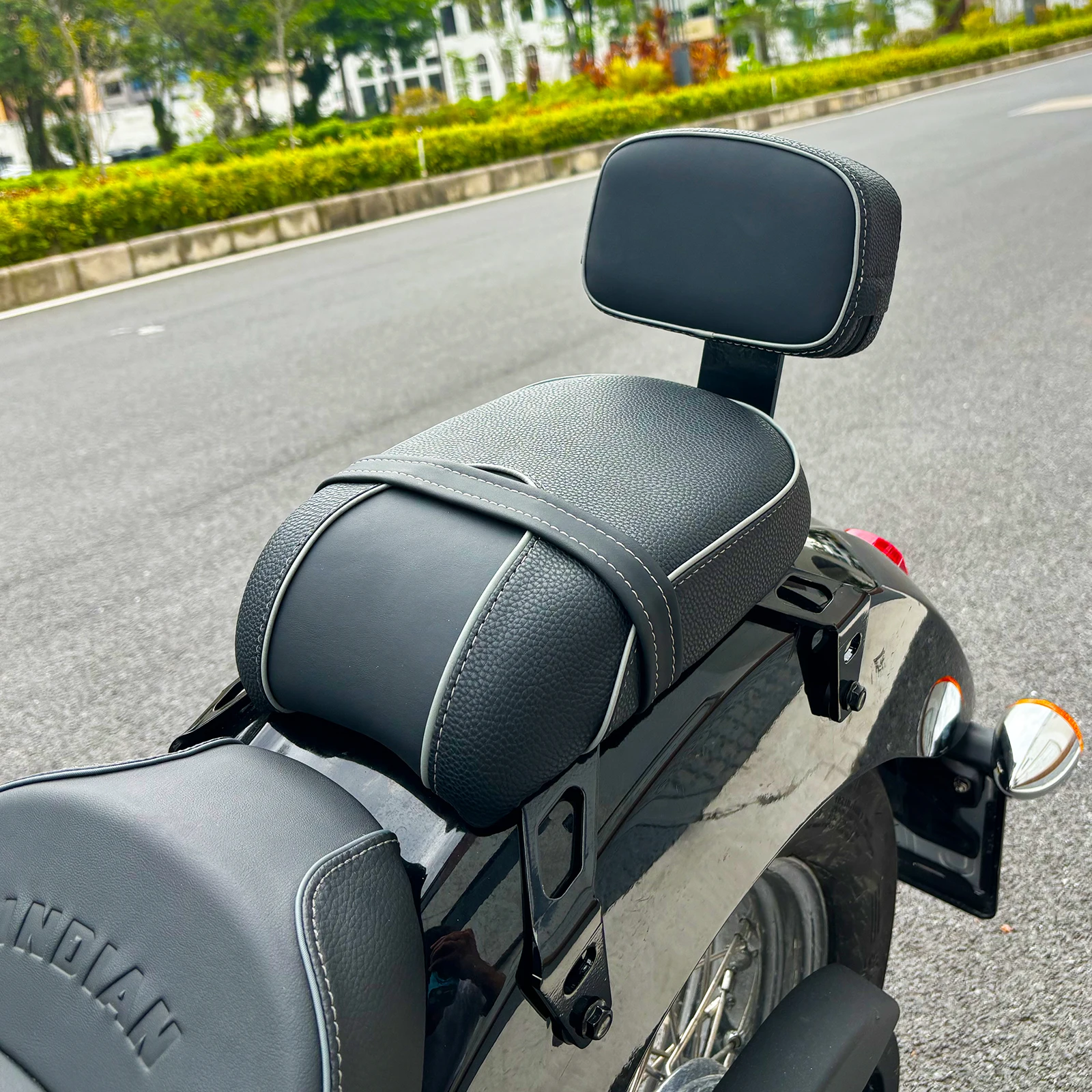 Motorcycle Passenger Pillion Rear Seat Backrest Fits For Indian Scout/Bobber/Sixty/Super/Sport Scout/101 Scout/Limited 2025-2026