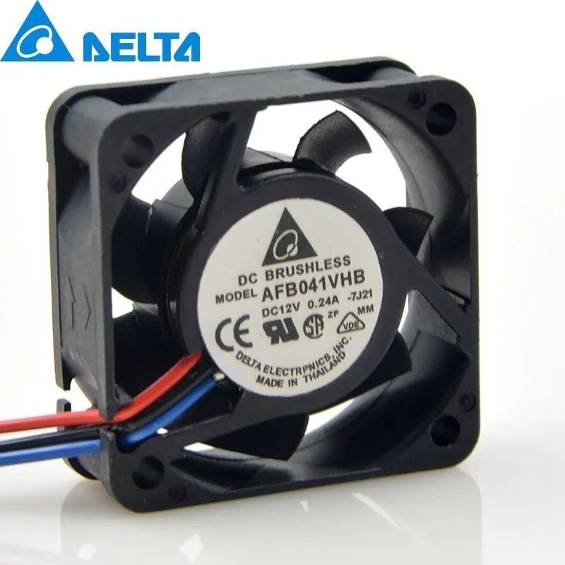 

1pcs AFB0412VHB 4015 40mm 40*40*15mm 12V 0.24A double ball large air volume cooling fan for delta