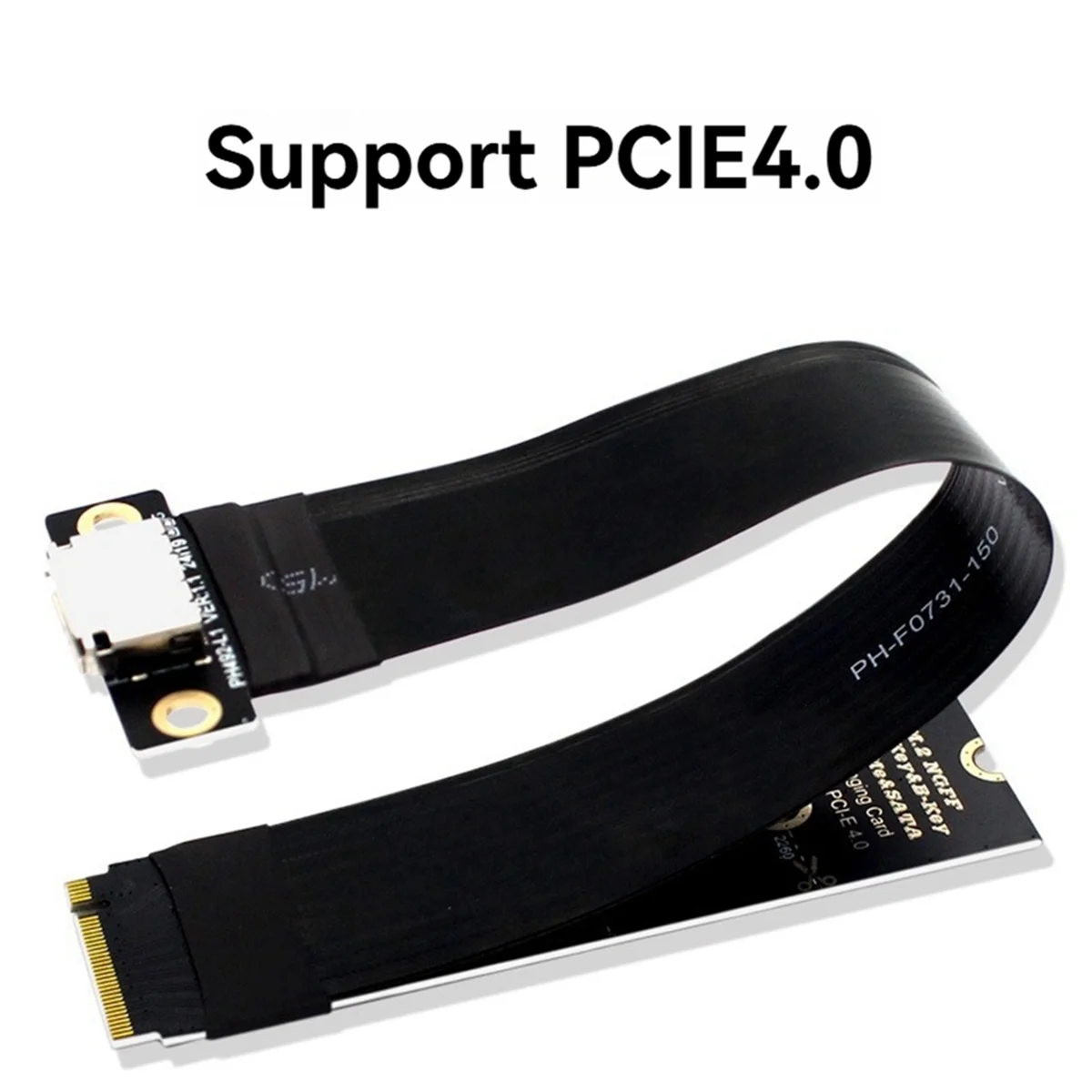SuperDeals M.2 NVMe PCIE 4.0 to Oculink SFF-8611 SFF-8612 Female Adapter Cable Laptop External Graphics Card Extension Cable