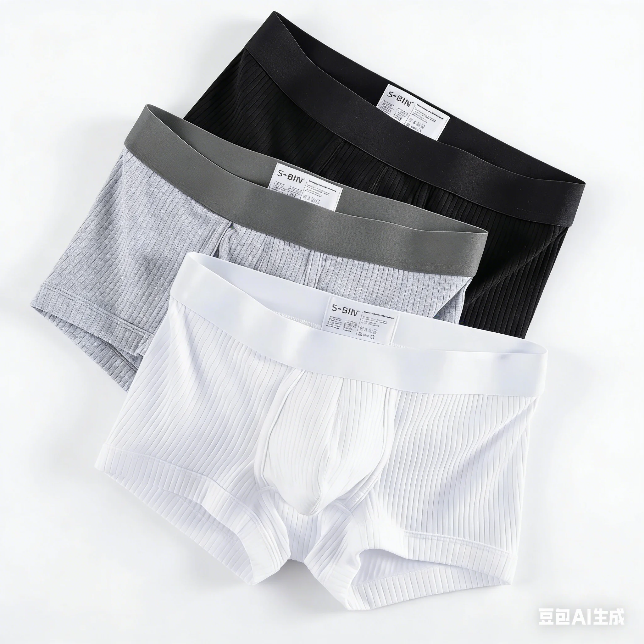 

Мужские хлопковые трусы-боксеры в рубчик: дышащие, комфортные, влагоотводящие, молодежные, сексуальные, с низкой посадкой и U-образным выпуклым карманом