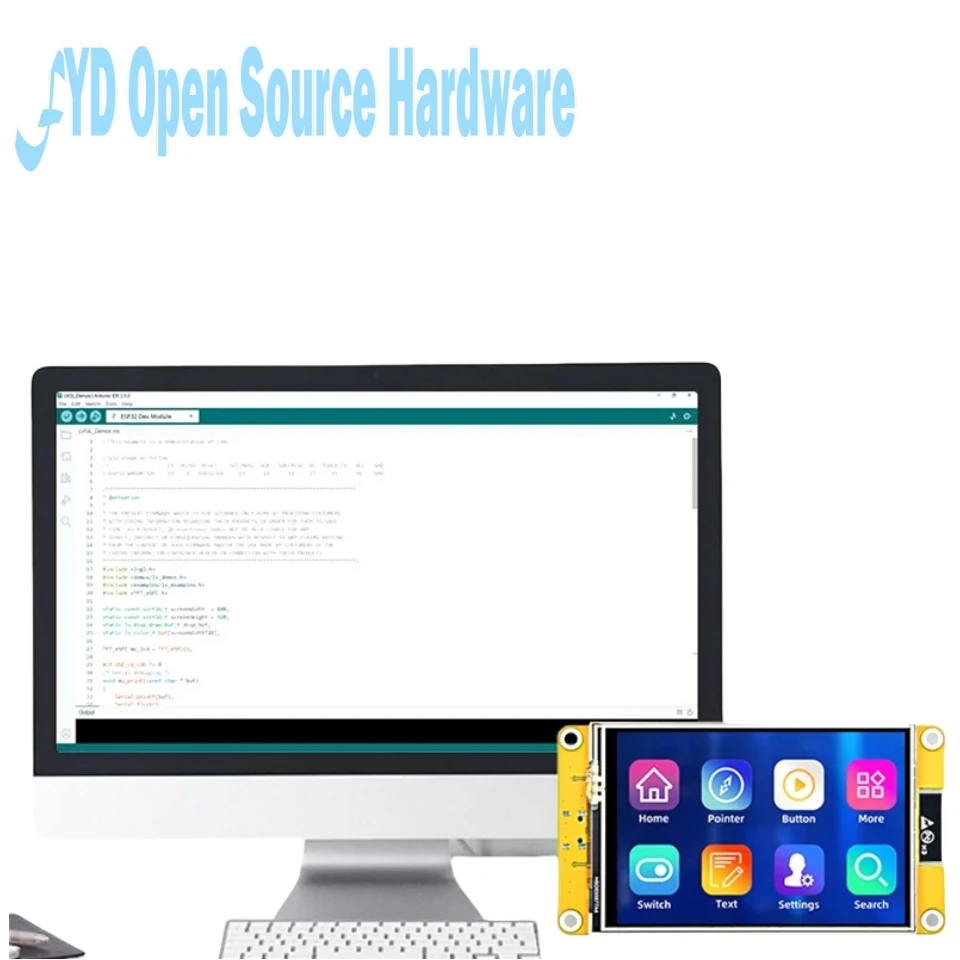 2,8/3,2/3,5 Zoll ESP32 Entwicklungsboard WiFi Bluetooth 240*320 320*480 Smart Display Modul Touchscreen LVGL