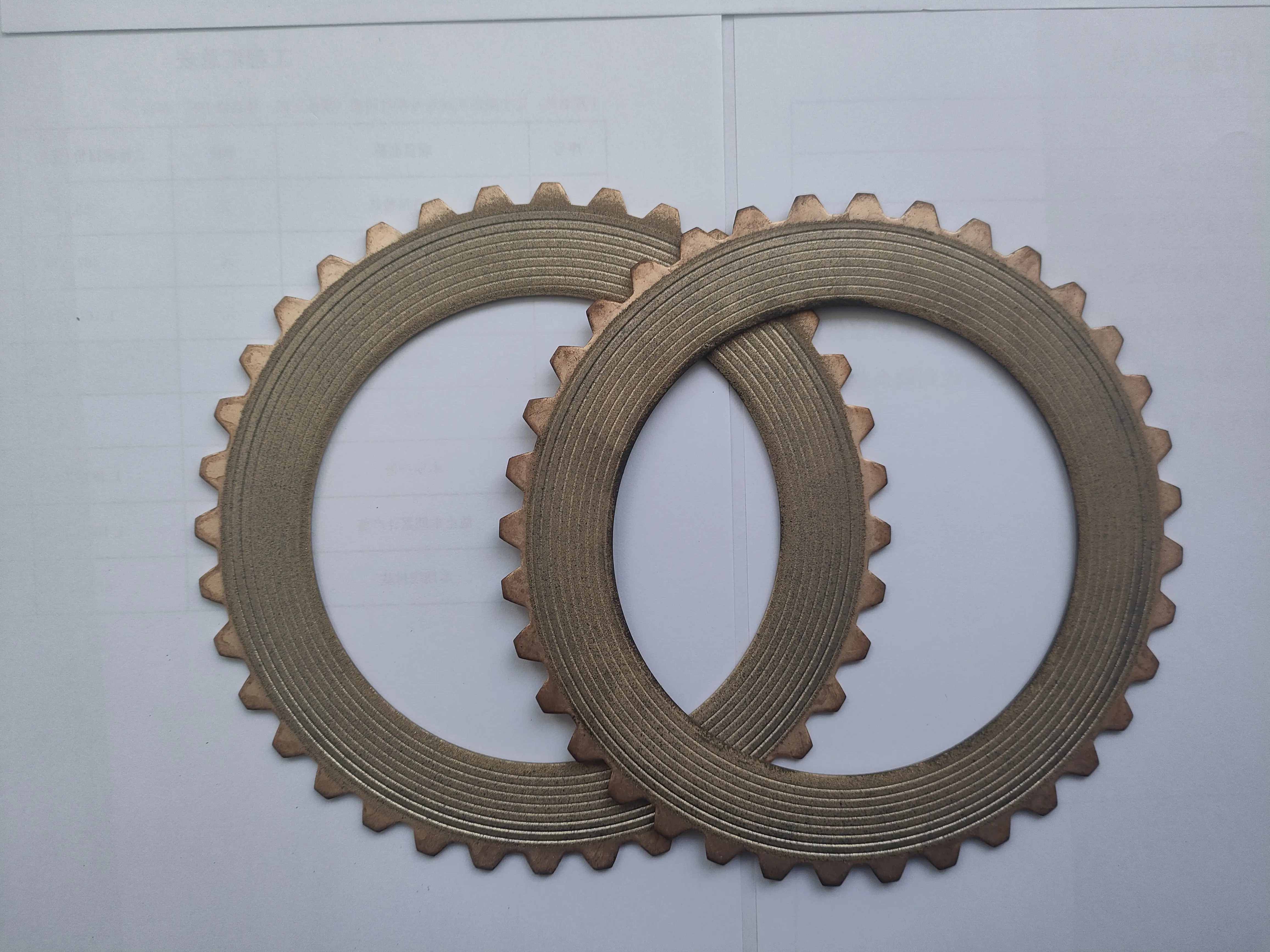 

Friction disc fit for Gearbox Copper bronze plate Reintjes parts
