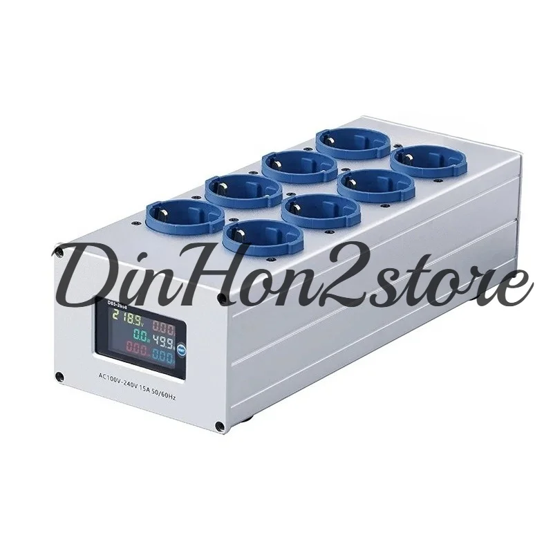 A-871 TP80 European Standard Power Filter Nocket Noise Reduction Overload Protection Voltage Display Function EU Jack