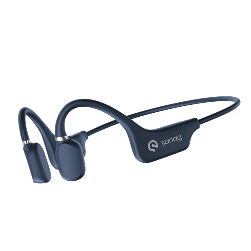 Sanag A5X True Bone Conduction-hoofdtelefoon Draadloze sport Open-oor Bluetooth-oortelefoon 3D Stereo-geluid Flash-verkoop Keuze-headset