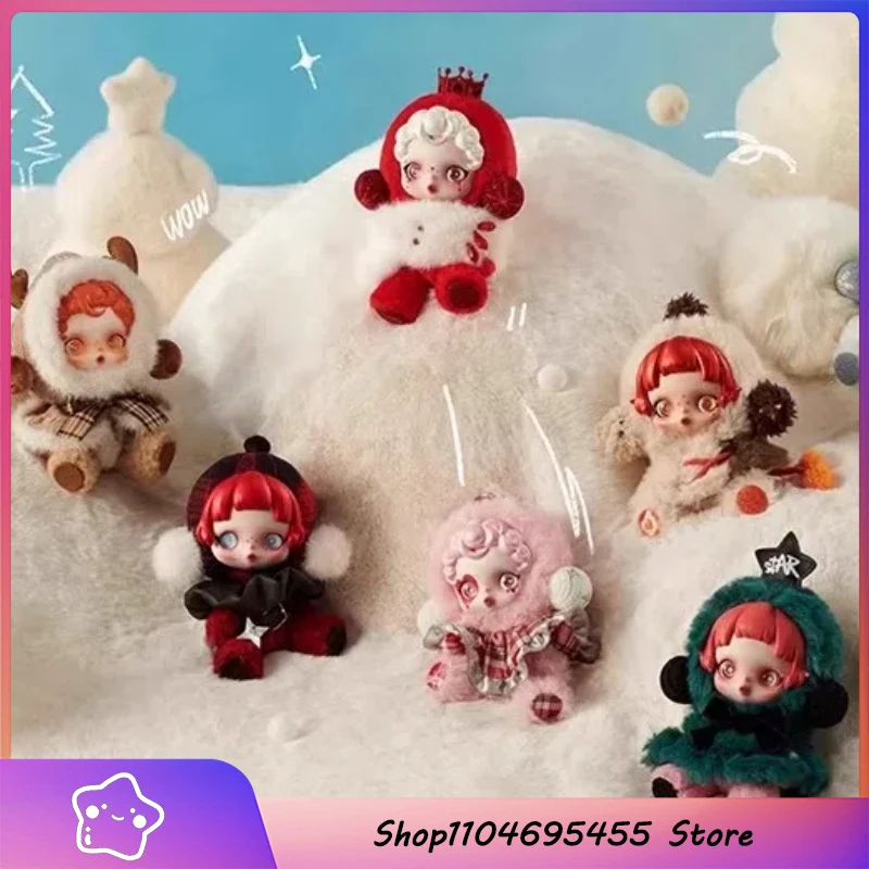 

Skullpanda Winter Symphony Series Bind Box Pop Mart Genuine Cute Vinyl Face Doll Song Of Snow Figures Pendant Toy Christmas Gift