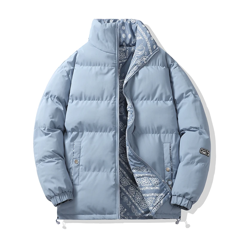 

Korean Fashion Casual Parkas for Men Winter Warm Windproof Male Cotton Clothing High Quality Loose Thickened Men Streetwear Hot
