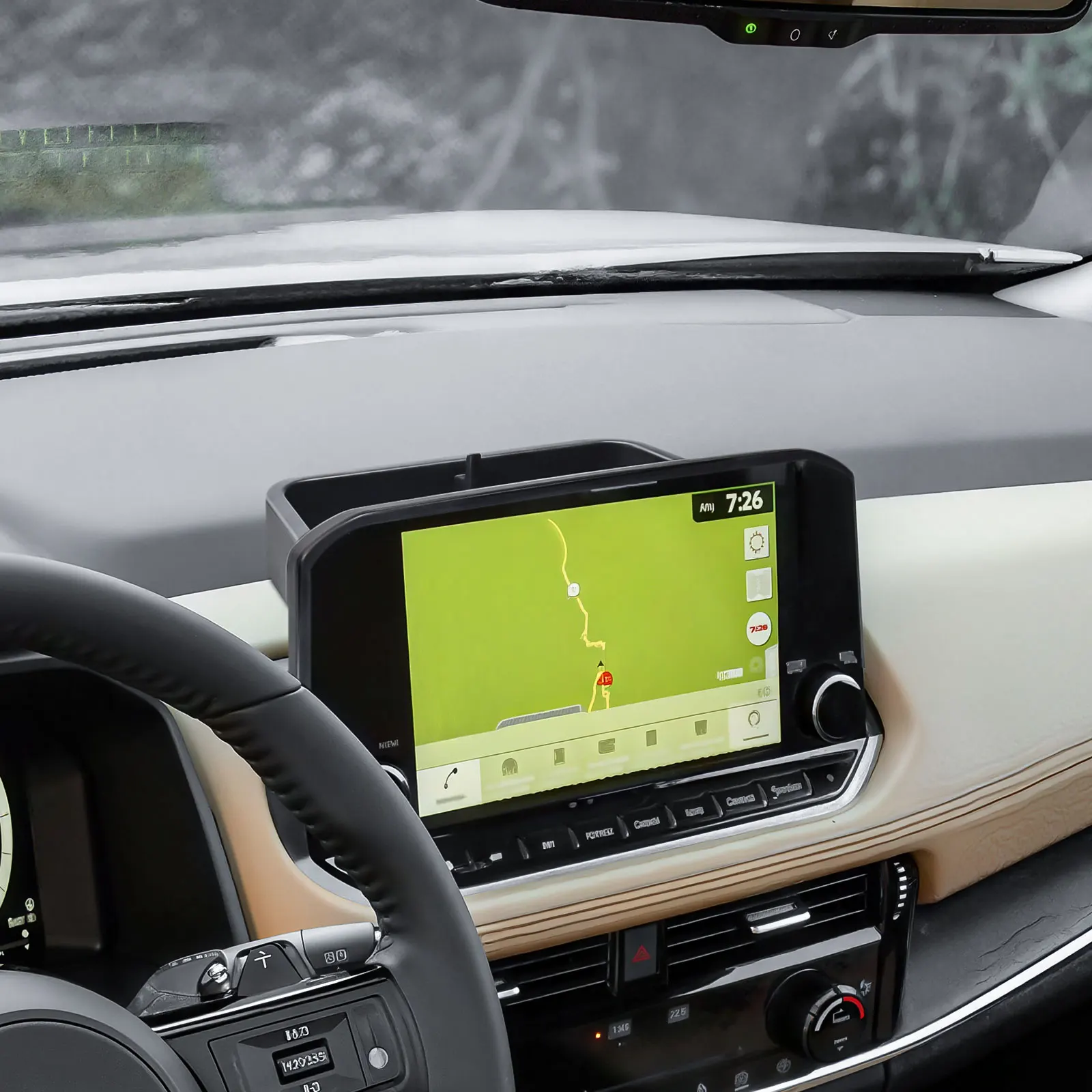 

Dashboard Storage Organizer Compatible with 2021 2022 2023 Nissan Rogue SL 9 Inches Console Car Dash Mount Interior Storage Box