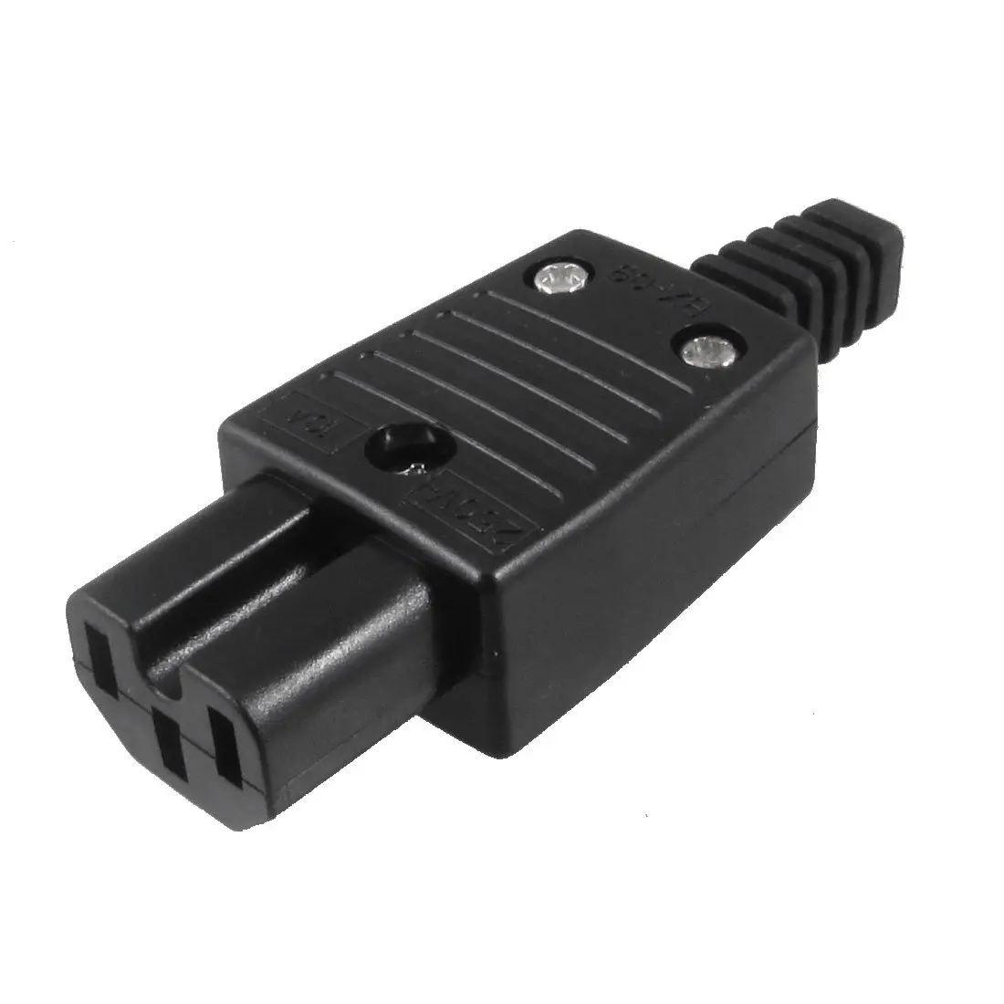 Black IEC320 C15 Female Outlet Socket Power Adapter Connector AC 250V 10A