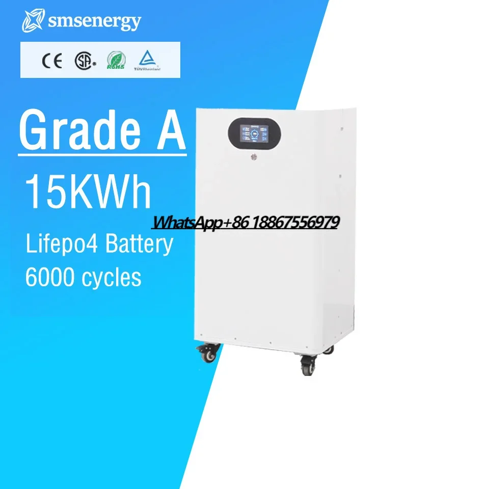 

OEM Fast delivery 15kwh Home Solar Energy System 51.2V 300Ah LiFePO4 Lithium Battery Pack Energy Storage Battery