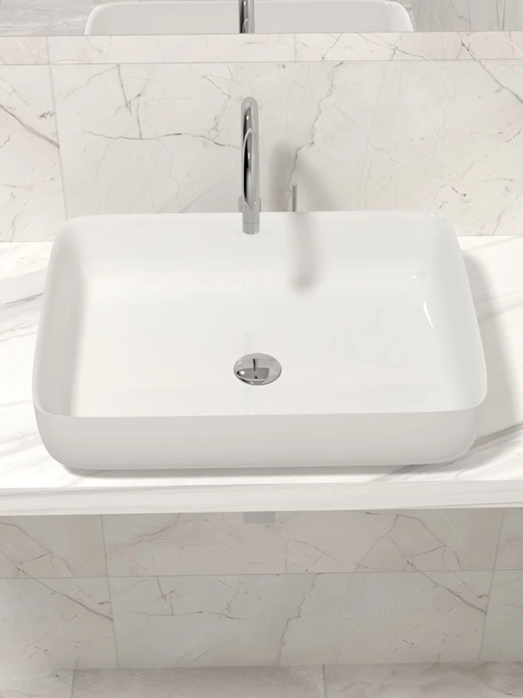 Artificial Stone Table Basin Wash Basin Integrated Small Size Household Washbasin Bathroom Single Basin