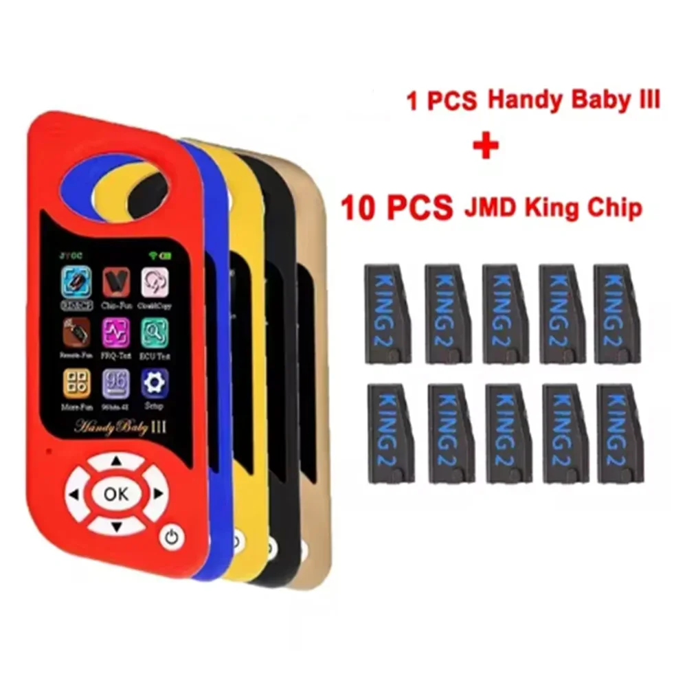 

Программатор ключей JYGC Handy Baby III, дистанционный генератор, синий чип для JMD Handy Baby 3, для клонирования чипа 46 4C G T5