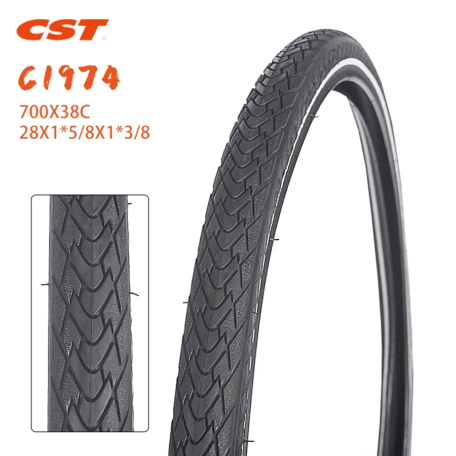 

CST 700C Road Bike 700*38C C1974 700X35C 28inches 622 Ultralight Stab-resistant 60TPI Bicycle Tyre