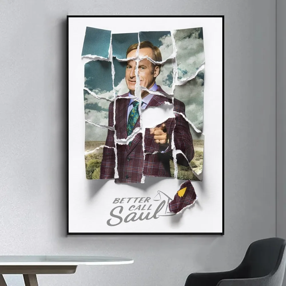 Better Call Saul TV series Poster Fancy Poster Wall Sticker for Living Room Bar Vintage Decorative Painting Middle