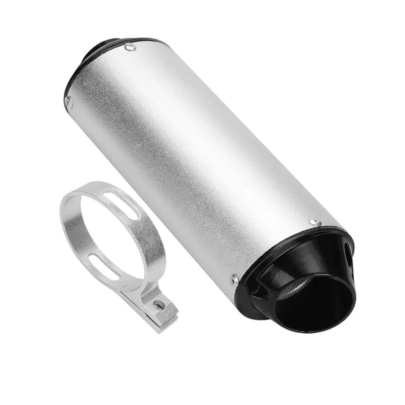 Motorcycle Exhaust Muffler 28mm / 32mm / 38mm Exhaust Pipe Tail Section Silencing System For Dirt Pitbike Atv