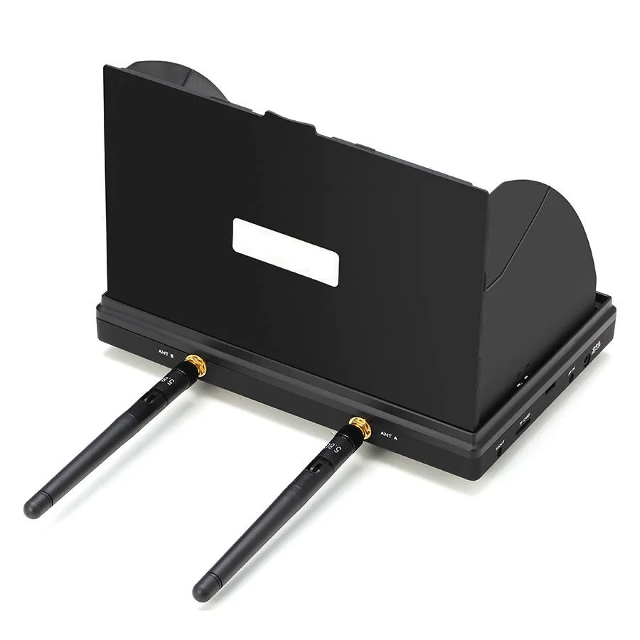 LCD5802D 5802 5.8G 40CH 7 Inch Raceband FPV Monitor 800x480 With DVR Build-in Battery Video Screen For FPV Multicopte