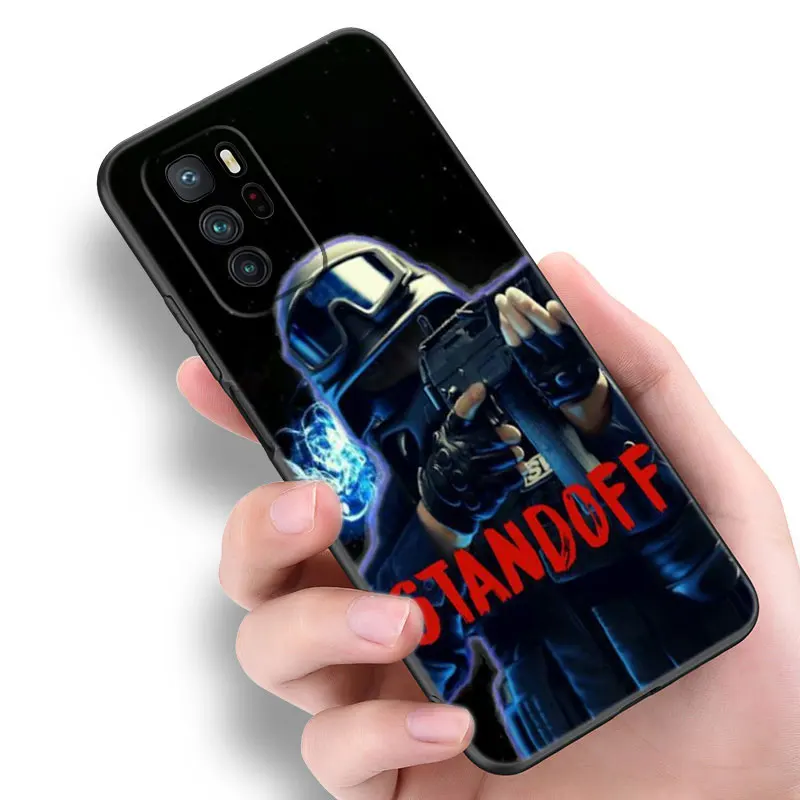 Hot Game STANDOFF-2 Black Silicone Phone Case For Xiaomi Redmi Note 10 11 11S 12 13 4G 8 9 11T Pro 5G Plus 8T 9S 10S 12S