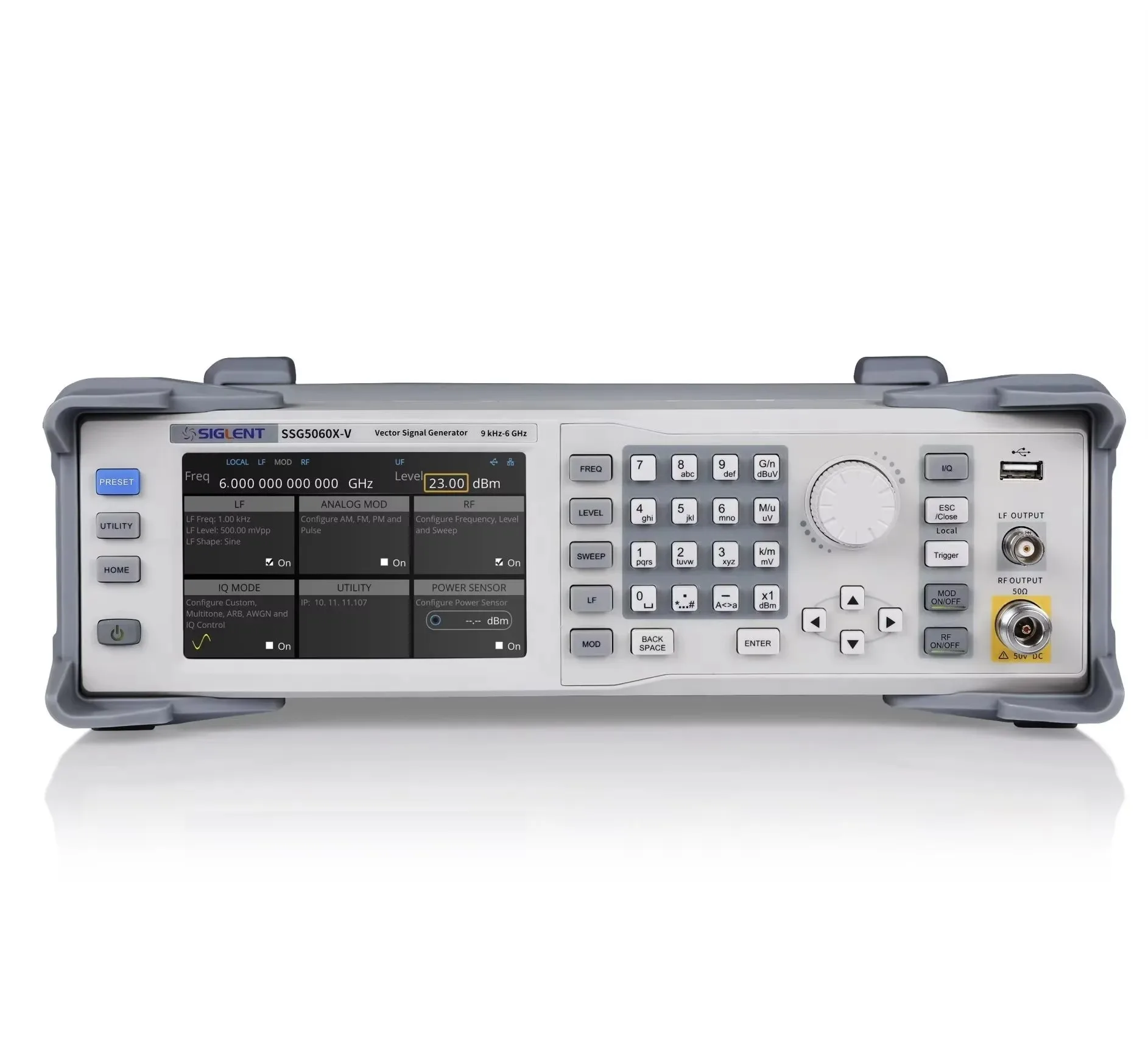 SSG5060X-V Siglent 9 kHz to 6G 5 inch Display Signal Generators 2023