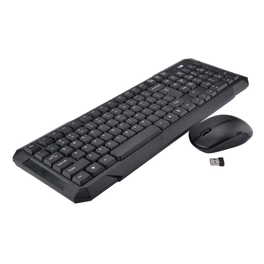 

2.4G Wireless Keyboard Mouse Combo Usb Plug Play Wireless Keyboards Mice Set For Laptop Desktop Auto Saving Gift For