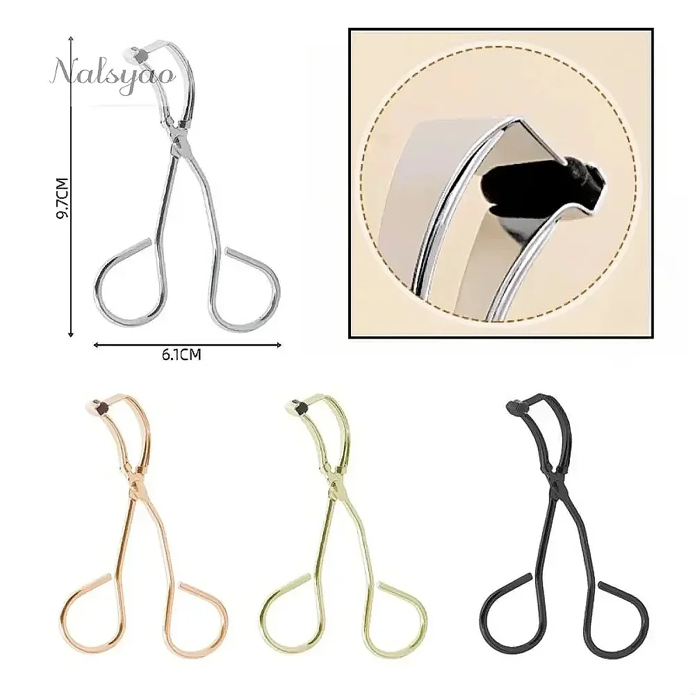 Stainless Steel Mini Eyelash Curler Makeup Natural Curling Applicator Cosmetic Clip for Eye Lashes