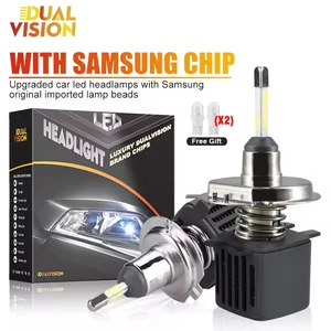 H4 led canbus samsung csp chip h7 4 lados 9005 hb3 led h11 h8 h1 lâmpada luzes do carro 30000lm 300w 6000k luzes de nevoeiro led automotivo 8 principais vendas lâmpada led automotivo - №4