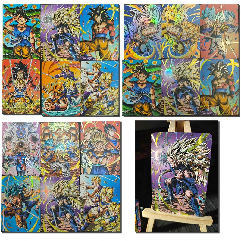 

New Anime Dragon Ball Son Goku Torankusu Vegeta Iv Bulma Gotenks Homemade Flash Cards Game Collection Birthday Christmas Gifts