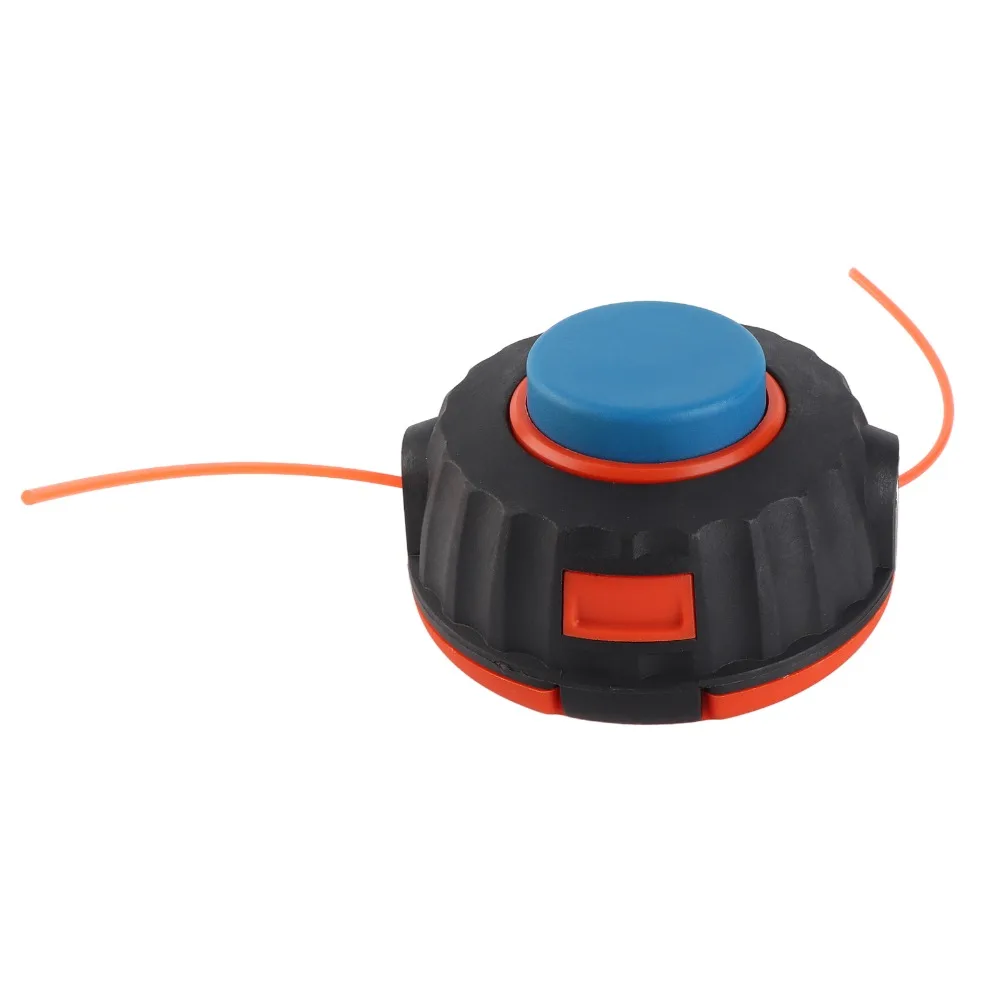 Bump Feed Trimmer Head Replacement Nylon Line Plastic Brush Cutter Head Black Quick Disassembly String Trimmer Head for P25