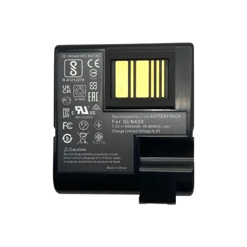 High-Performance For Zebra ZEBRA ZQ630 QLN420 Printer A-grade Battery Cell  6800mAh 7.2V P1040687 Li-Ion Rechargeable Battery