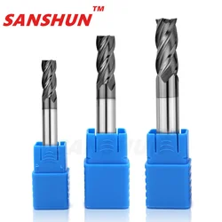 Milling HRC50 4 blade Cutter Alloy Coating Tungsten Steel Tool cnc maching EndMill  top milling cutter kit milling machine tools