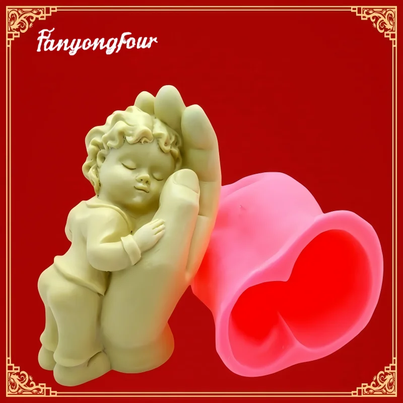 

original! Mother's Love Hand Dropping Mold DIY Handmade Gypsum Resin Concrete Doll Decoration Ornament