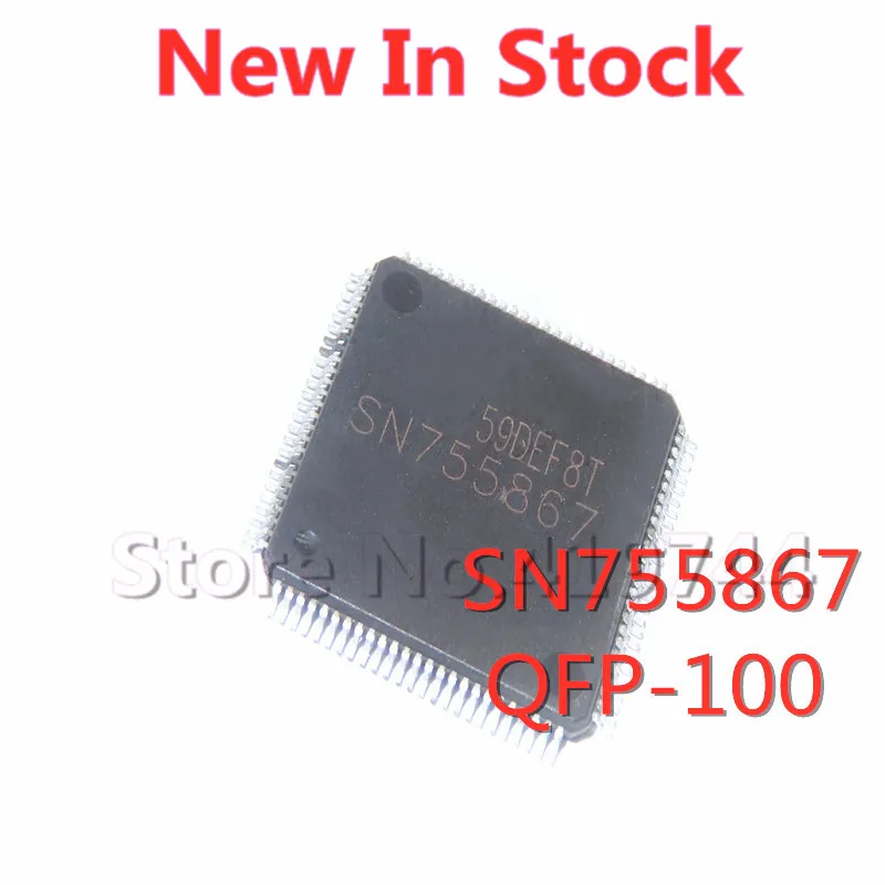 

1 шт./лот SN755867 QFP-100 SMD LCD плазменная буферная плата, новый бриллиант хорошего качества