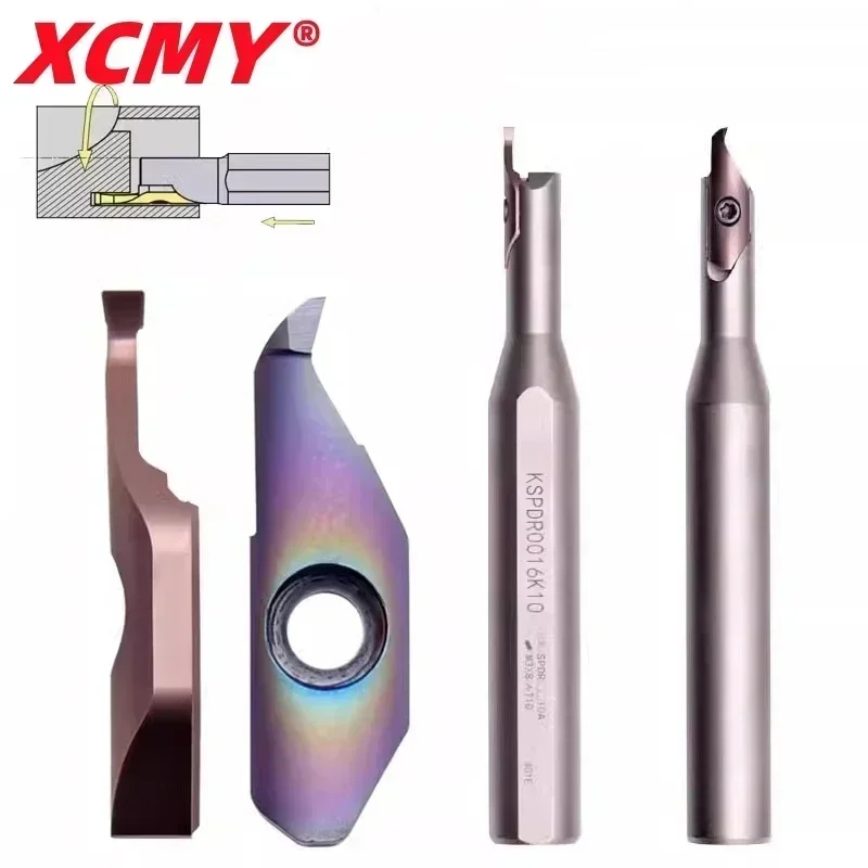 Cara da Extremidade Que Sulca o Suporte do Carboneto de Tungstênio Insere o Cortador Torno do Cnc Kspdr0012h10 Kspdr0016k10 Spdr Spdr150 Spdr200 Spdr250 a