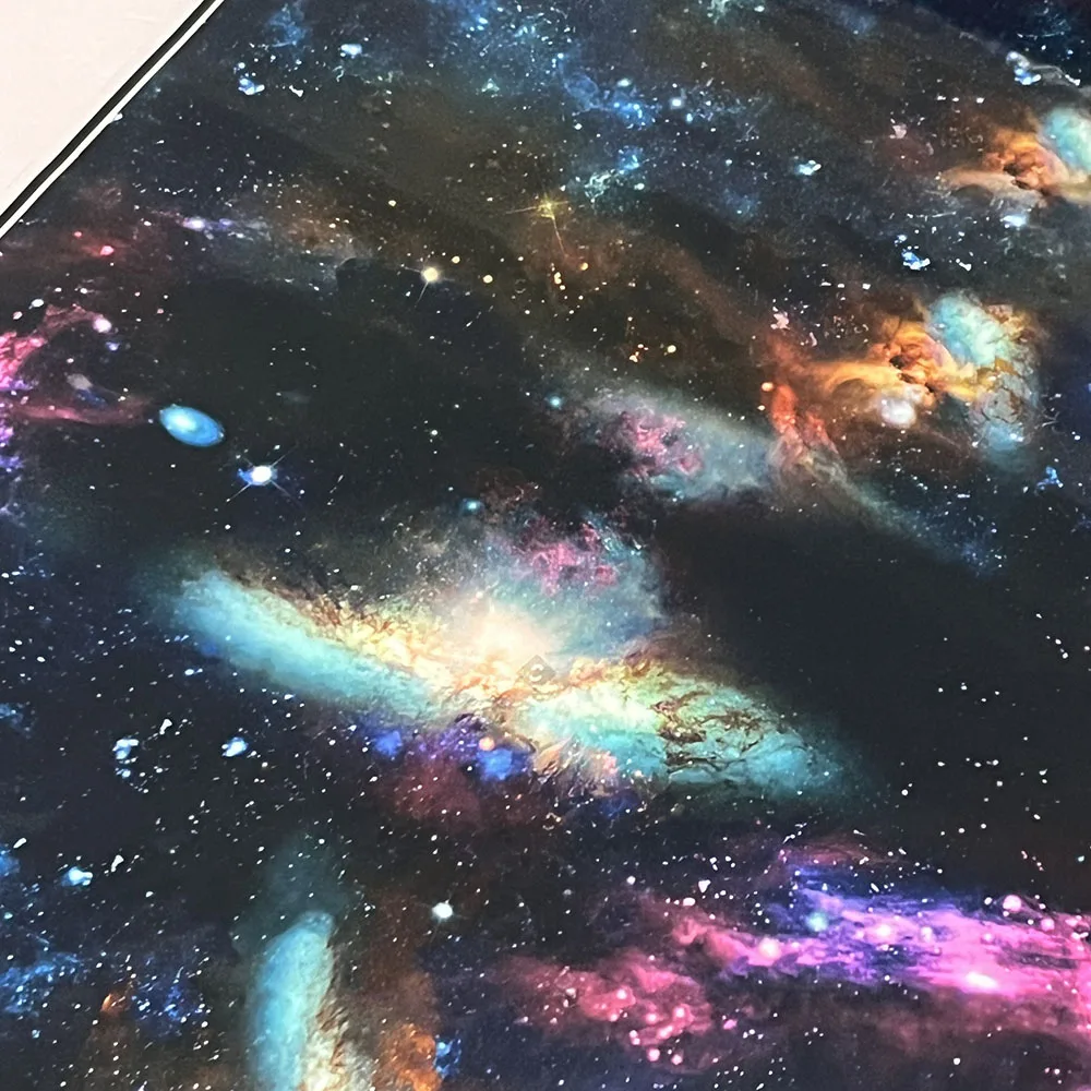 20M Length Cosmic Starry Cloud Cluster Hydrographic Films  Water Transfer Printing Width 50cm Liquid Image Film